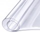 Buy Clear Tablecloth Rectangle 91.8x185 cm PVC Table Cover 1.5mm Thickness with Rounded Corners Waterproof Table Protector 45x30cm Cut to Size for Dining Room Kitchen Restaurant