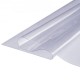 Buy Clear Tablecloth Rectangle 46x123.2cm PVC Tablecloth 1.5mm Thickness with Rounded Corners Waterproof Table Protector 45x30cm Cut to Size for Dining Room Kitchen Restaurant