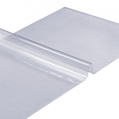 VEVOR Mantel Transparente Rectángulo 45,7x92,5 cm Mantel de PVC para Mesa Espesor de 1,5mm con Esquinas Redondeadas Protector de Mesa Impermeable 45x30cm Corta a Medida para Comedor Cocina Restaurante