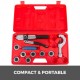 Buy 7 Head Hydraulic Pipe Expander, Multilayer Hydraulic Crimping Tool with 10-28cm Pipes, Multilayer Steel Crimper for Crimping Composite Pipes