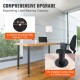 Buy Table Legs 4 Pack Adjustable Desk Legs 711mm Load Capacity 544kg Solid Steel Quick Installation Heavy Duty Furniture Legs for DIY Home Office Dining Room, Black