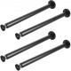 Buy Table Legs 4 Pack Adjustable Desk Legs 711mm Load Capacity 544kg Solid Steel Quick Installation Heavy Duty Furniture Legs for DIY Home Office Dining Room, Black