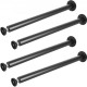 Buy Table Legs 4 Pack Adjustable Desk Legs 762mm Load Capacity 544kg Solid Steel Quick Installation Heavy Duty Furniture Legs for DIY Home Office Dining Room, Black