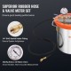 Buy Vacuum Pump 5 Gallon Vacuum Chamber Kit and 100 L/min Pump Vacuum Degassing Chamber Kit