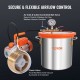 Buy Vacuum Pump 5 Gallon Vacuum Chamber Kit and 100 L/min Pump Vacuum Degassing Chamber Kit