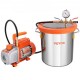 Buy Vacuum Pump 5 Gallon Vacuum Chamber Kit and 100 L/min Pump Vacuum Degassing Chamber Kit