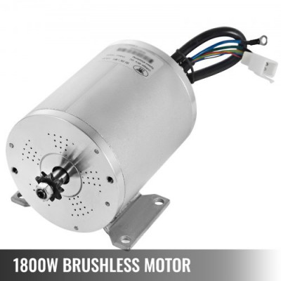 Motores Eléctricos Motor de 48V sin Escobillas Eléctricas de 1.800W Motor Eléctrico Sincrónico MY1020 Motor Trifásico Corriente Nominal 37,5A