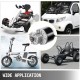 Koop Borstelmotor elektromotor 24V DC 250W motorreductor voor scooter