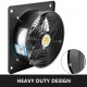 Buy Bathroom Extractor Fan Industrial Extractor Fan Extractor Fan Axial Fan Square Frame Air Extractor 10 2 Pole Motor 2600rpm 120W