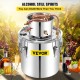 Buy Distill Alcohol Water Distiller 13.2 Gallon (50 L) Still for Home Distillation 1 Barrel Stainless Steel Coil