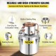 Buy Distill Alcohol Water Distiller 13.2 Gallon (50 L) Still for Home Distillation 1 Barrel Stainless Steel Coil