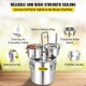 Buy Distill Alcohol Water Distiller 13.2 Gallon (50 L) Still for Home Distillation 2 Barrels Stainless Steel Coil for