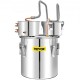 Buy Distill Alcohol Water Distiller 13.2 Gallon (50 L) Still for Home Distillation 2 Barrels Stainless Steel Coil for