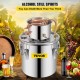 Buy Distilling Alcohol Water Distiller 11.4 L Stainless Steel 25 x 25 cm Rapid Cooling