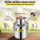 Buy Distilling Alcohol Water Distiller 11.4 L Stainless Steel 25 x 25 cm Rapid Cooling