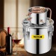 Buy Distilling Alcohol Water Distiller 11.4 L Stainless Steel 25 x 25 cm Rapid Cooling