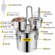 Buy Distill Alcohol Water Distiller 12.3L Homemade Distilled Water Machine Distillation Filter Purifier Stainless Steel