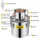 Buy Distilling Alcohol Water Distiller 19 L Stainless Steel 30 x 30 cm Rapid Cooling