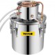 Buy Distilling Alcohol Water Distiller 19 L Stainless Steel 30 x 30 cm Rapid Cooling