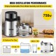 Buy 4L Water Distiller Stainless Steel Water Distillation Filter 750W Silver Home Distillation Purifier Filter Water Dispenser for Hospitals Offices Homes