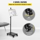 Buy Book Stand for Reading 40 x 28 x 120 cm Book Stand Holder Capacity 15 kg Book Stand Iron Material with Swing Panel and Swivel Casters with Brakes