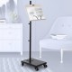 Buy Book Stand for Reading 40 x 28 x 120 cm Book Stand Holder Capacity 15 kg Book Stand Iron Material with Swing Panel and Swivel Casters with Brakes