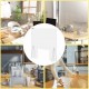 Buy Acrylic Counter Screen Protector 60 x 60 cm Sneeze Guard 20 x 30.6 cm Transaction Window, 2.2 kg Acrylic Screen Protector for Clinics, Hotels, Banks