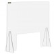 Koop Acryl schermbeschermer voor toonbank 60 x 76 cm Niesbeschermer 20 x 44 cm Transactievenster 3,1 kg Acryl schermbeschermer voor klinieken, hotels, banken