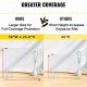 Buy Acrylic Counter Screen Protector 60 x 76cm Sneeze Guard 20 x 44cm Transaction Window 3.1kg Acrylic Screen Protector for Clinics, Hotels, Banks