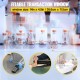 Buy Acrylic Counter Screen Shield, 60 x 120 cm Sneeze Guard, 11.5 x 35.6 cm Transaction Window Acrylic Screen Protector for Clinics, Hotels, Banks