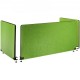 Buy Green Office Privacy Panel 152x61cm 3 Panels Desk Divider Panel Thickness 20mm Suitable Desk Thickness 10-35mm Desk Privacy Panel for Offices Classrooms