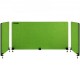 Koop Green Office Privacypaneel 152x61cm 3 panelen Bureauverdeler Paneeldikte 20 mm Geschikt bureaudikte 10-35 mm Desktop Privacypaneel voor kantoren, klaslokalen