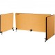 Buy Yellow Office Privacy Panel 152x61 cm 3 Panels Desk Divider Panel Thickness 20mm Suitable Desk Thickness 10-35mm Desk Privacy Panel for Office Classroom