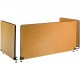 Comprar Painel de privacidade de escritório amarelo 152x61 cm 3 painéis Espessura do painel divisor de mesa 20mm Espessura de mesa adequada 10-35mm Painel de privacidade de mesa para sala de aula de escritório