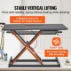 Buy Standing Desk Converter 80x40cm Height Adjustable Lift Table 14-51cm with 79.5x30cm Keyboard Tray 20kg Capacity Laptop Stand Sit Stand for PC Monitor