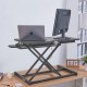 Kaufen Sie 80 x 40 cm Stehpult-Konverter, höhenverstellbarer Hubtisch 14–51 cm mit 79,5 x 30 cm Tastaturablage, 20 kg Kapazität, sitzender Laptop-Ständer für PC-Monitor