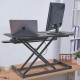 Kaufen Sie 91,5 x 60 cm großer Stehpult-Konverter, höhenverstellbarer Hubtisch 14–51 cm mit 91,5 x 30 cm großer Tastaturablage, 20 kg Kapazität, sitzender Laptop-Ständer für PC-Monitor