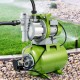 Buy Booster Jet Pump 1300W Portable Garden Pump 4200L/h Shallow Well Pump Stainless Steel 230V Lift Height 50m Pressure 5bar for Irrigation Water Transfer Lawn