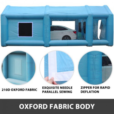 Cabina De Pintura Inflable 6x3x2.5m Carpa Hinchable Para Coche Tienda Inflable