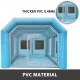 Cabina De Pintura Inflable 6x3x2.5m Carpa Hinchable Para Coche Tienda Inflable