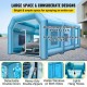 Comprar Cabina de Pintura Inflable 8 x 4 x 3 M Carpa Hinchable para Coche Tienda Inflable Cabina de Estacionamiento de Pintura Tienda Inflable de Campaña Cabina Inflable para Pintar el Coche