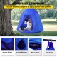 VEVOR Tienda de Árbol Colgante 116,8 x 110,2 cm Carpa Azul Lona de Poliéster