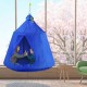 VEVOR Tienda de Árbol Colgante 116,8 x 110,2 cm Carpa Azul Lona de Poliéster