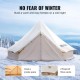 Koop Kampeertent 3-5 personen / 3M Mongoolse yurttent Mongoolse yurt Buitenkampeertent Familiekampeertent Snelle montage Campingtenten