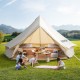 Купити Кемпінговий намет 3-5 осіб/3M Mongolian Yurt Tent Mongolian Yurt Outdoor Camping Tent Сімейний кемпінговий намет швидкого складання Кемпінгові намети