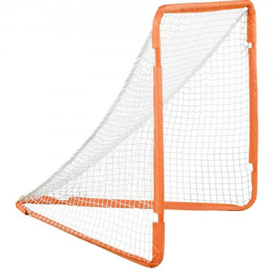 VEVOR Portería de Lacrosse Portátil Jaula de Lacrosse de 1,3x1,2x1,2m con Red y Bolsa de Transporte Equipo de Entrenamiento de Fácil Configuración en Patio Trasero Jardín Parque al Aire Libre