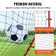 Buy 1 x 1m Soccer Goal Portable Soccer Rebounder Net Adjustable Angle Iron Pipe PE Net Easy Setup Sports Equipment for Kids, Teens and All Ages