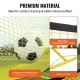 Buy Soccer Goal 183x130cm Football Rebounder Net 2 in 1 Iron Tube Sports Equipment with Portable Bag for Solo Training, Team Training, Passing, Volleyball