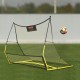 Koop Voetbaldoel 183x130 cm Voetbalreboundnet 2 in 1 ijzeren buis sportuitrusting met draagbare tas voor solotraining, teamtraining, passen, volleybal