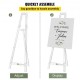 Buy Adjustable Painting Easel 58"x22"x15/22/29/36" Easel Stand 4.7kg Display Easel with Durable and Clear Acrylic Material for Weddings, Dances, Theatrical Productions